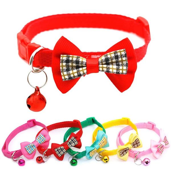 cat collars & leads 1pcs collar necktie puppy kitten dog pet accessories candy color adjustable bow tie bell bowknot
cat collars & leads 1pcs collar necktie puppy kitten dog pet accessories candy color adjustable bow tie bell bowknot