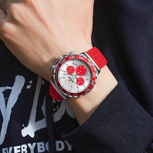wristwatches 2021 mens watches silicone strap waterproof watch for men swish sports quartz wristwatch relogio masculino, Slivery;brown
wristwatches 2021 mens watches silicone strap waterproof watch for men swish sports quartz wristwatch relogio masculino, Slivery;brown