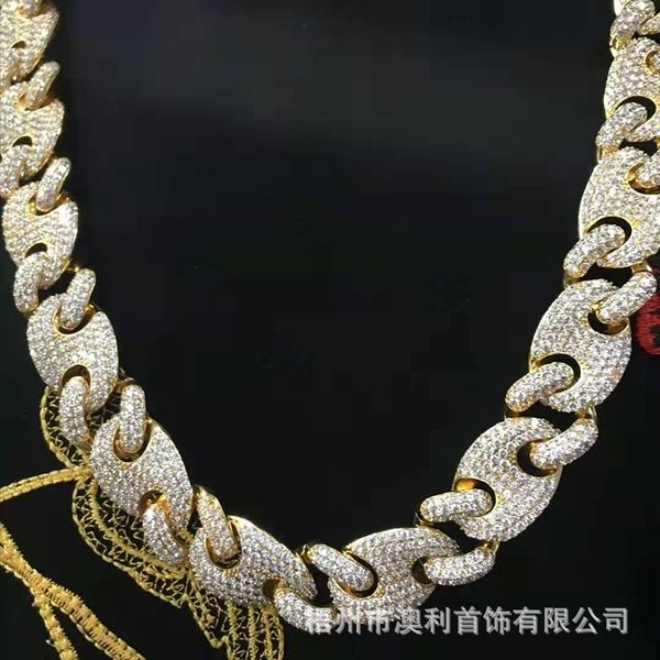 cuba necklace trend hip hop necklace rap accessories hiphop full diamond inlaid with silver and copper
cuba necklace trend hip hop necklace rap accessories hiphop full diamond inlaid with silver and copper