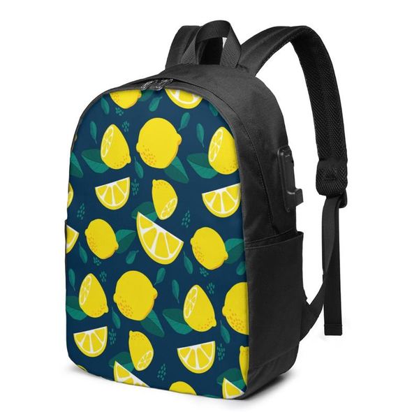 backpack teenage for school boy girl lemon and green leaves bag usb charging bookbag
backpack teenage for school boy girl lemon and green leaves bag usb charging bookbag