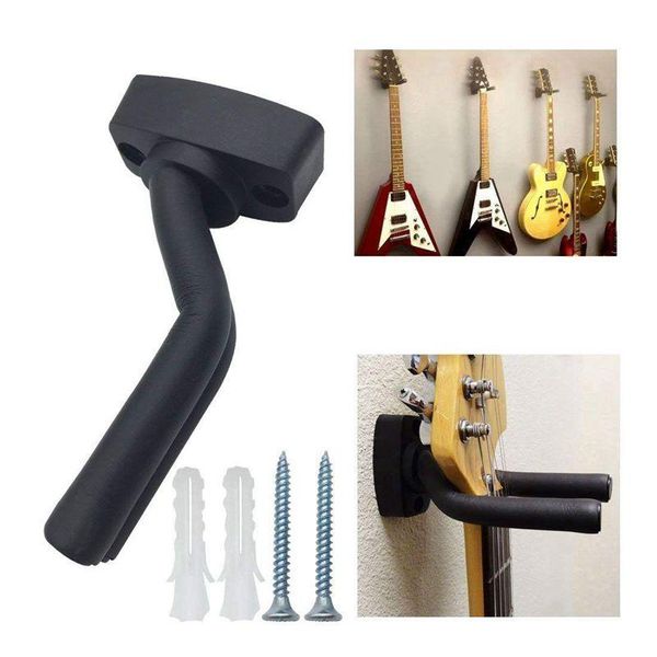 hooks & rails black guitar hanger hook holder wall mount display with screws fits most guitars
hooks & rails black guitar hanger hook holder wall mount display with screws fits most guitars