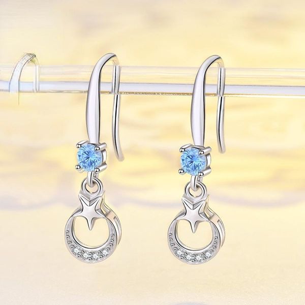 stud s925 sterling silver round star earrings female super flash simple korean personality temperament zircon ear hook, Golden;silver
stud s925 sterling silver round star earrings female super flash simple korean personality temperament zircon ear hook, Golden;silver