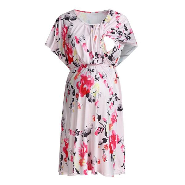 maternity dresses summer nursing breastfeeding dress pregnancy clothing sleeveless o-neck floral print clothes for pregnant women, White
maternity dresses summer nursing breastfeeding dress pregnancy clothing sleeveless o-neck floral print clothes for pregnant women, White