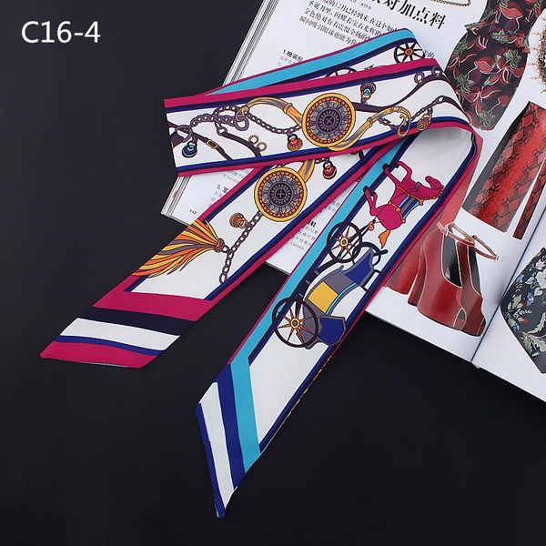 scarves spring summer imitation silk women carriage chain print versatile bag handle ribbon hairband 5 colors wholesale, Blue;gray
scarves spring summer imitation silk women carriage chain print versatile bag handle ribbon hairband 5 colors wholesale, Blue;gray