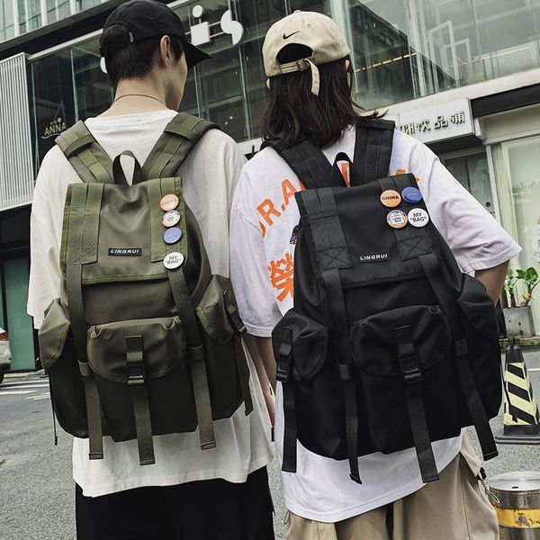 backpack trend wild 2021 tooling simple harajuku college student high school schoolbag female
backpack trend wild 2021 tooling simple harajuku college student high school schoolbag female