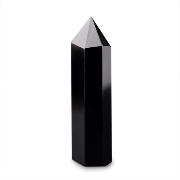 decorative objects & figurines natural obsidian black obelisk tower quartz stone point hexagonal wand wzpi
decorative objects & figurines natural obsidian black obelisk tower quartz stone point hexagonal wand wzpi