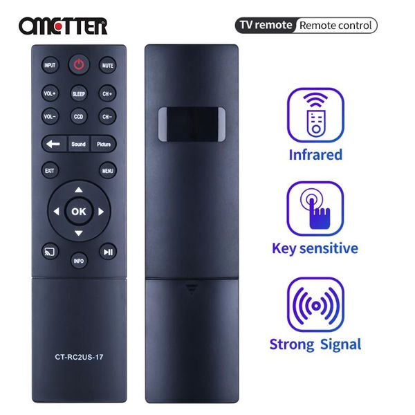 remote controlers suitable for toshiba smart tv control ct-rc2us-17 43l621u 55l421u 32l221u
remote controlers suitable for toshiba smart tv control ct-rc2us-17 43l621u 55l421u 32l221u
