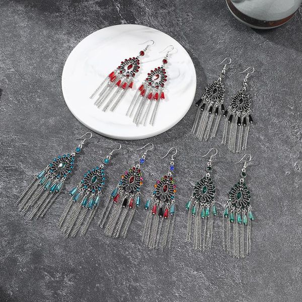 stud bohemian ethnic colorful rhinestone crystal for women vintage long antique silver color tassel earrings jewelry earring studs, Golden;silver
stud bohemian ethnic colorful rhinestone crystal for women vintage long antique silver color tassel earrings jewelry earring studs, Golden;silver