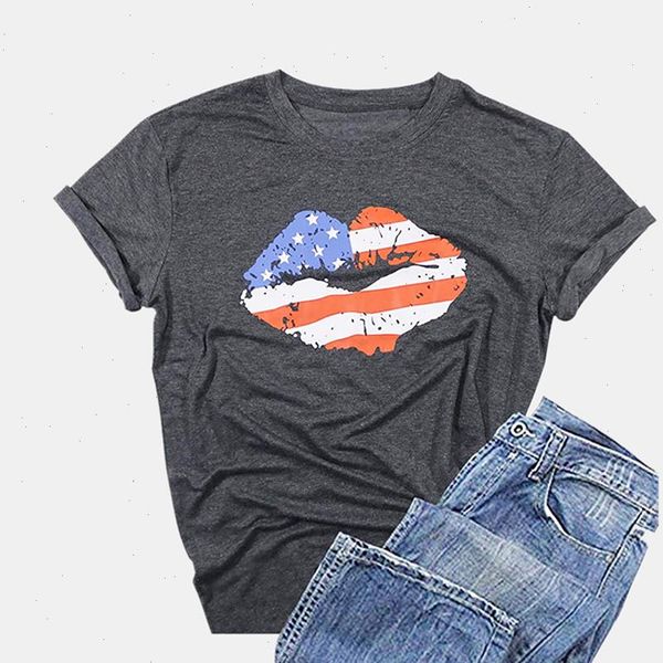 lips print t shirt women gray tee summer short sleeve cotton t shirt for women clothes 2021 summer tee shirts lady, White
lips print t shirt women gray tee summer short sleeve cotton t shirt for women clothes 2021 summer tee shirts lady, White