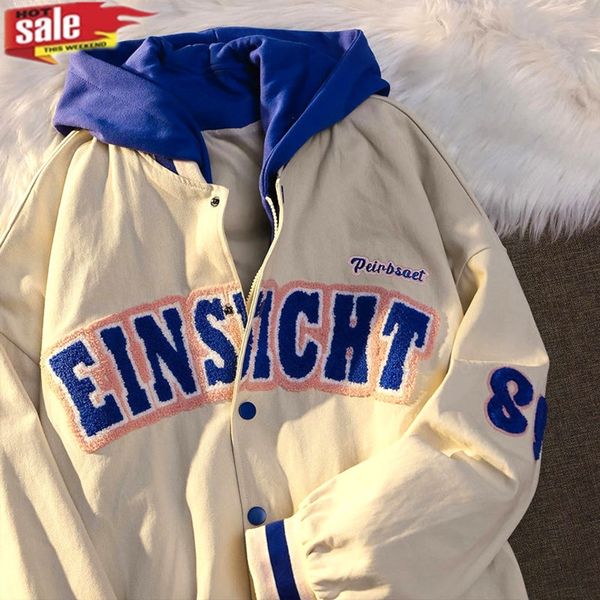 loose et style retro harajuku women, baseball uniform, embroidered printed letters, fashion, new, Black;brown
loose et style retro harajuku women, baseball uniform, embroidered printed letters, fashion, new, Black;brown