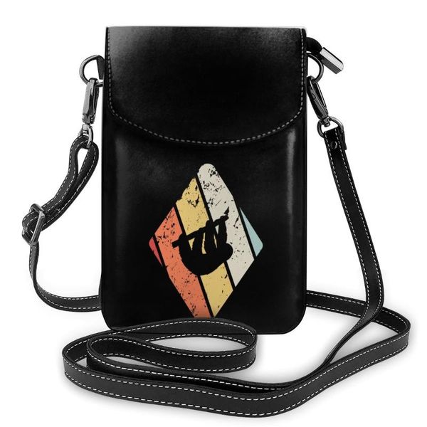 evening bags sloth shoulder bag reusable leather business women female bulk purse