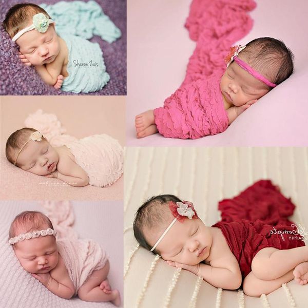 caps & hats ruffle wrap baby pography props born stretch fabric po posing for shooting fotografia accesorios studio product, Yellow 
caps & hats ruffle wrap baby pography props born stretch fabric po posing for shooting fotografia accesorios studio product, Yellow