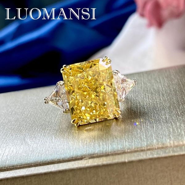 cluster rings luomansi s925 sterling silver 13*16mm super flash high carbon diamond ring fine jewelry wedding gifts for women, Golden;silver
cluster rings luomansi s925 sterling silver 13*16mm super flash high carbon diamond ring fine jewelry wedding gifts for women, Golden;silver
