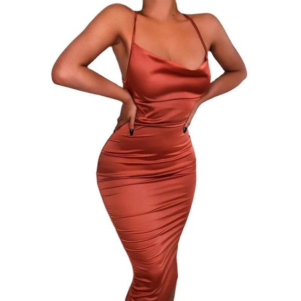 casual dresses slim-fit bag hip over the knee dress 2021 bodycon halter nightclub dresse solid color sleeveless collar robe femme vesti, Black;gray
casual dresses slim-fit bag hip over the knee dress 2021 bodycon halter nightclub dresse solid color sleeveless collar robe femme vesti, Black;gray