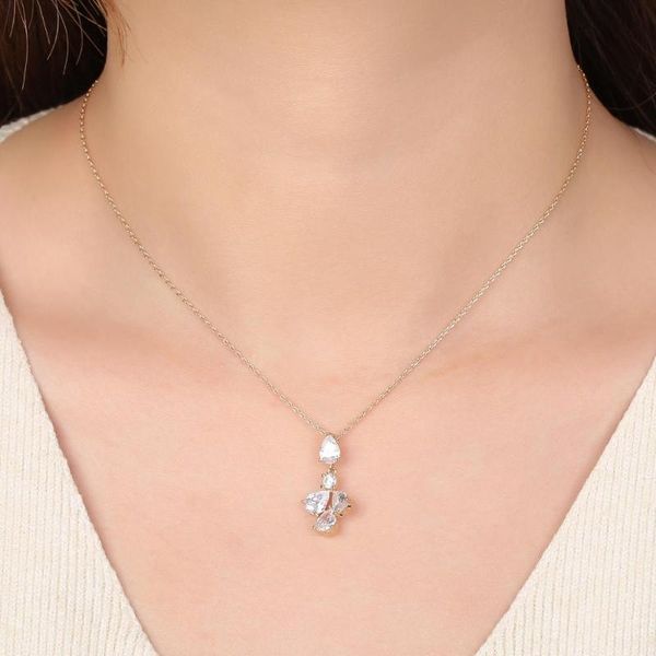 pendant necklaces white zircon handmade sweet necklace women girl jewelry collier femme choker bijoux lucky birthday gift, Silver
pendant necklaces white zircon handmade sweet necklace women girl jewelry collier femme choker bijoux lucky birthday gift, Silver