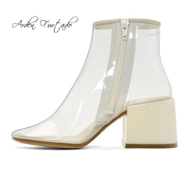 boots arden furtado style ankle fashion clear pvc shoes for woman chunky heels 5cm women 33-48, Black
boots arden furtado style ankle fashion clear pvc shoes for woman chunky heels 5cm women 33-48, Black