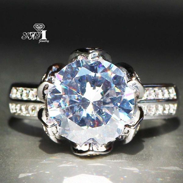 cluster rings yayi fine jewelry fashion princess claw set cut white cubic zirconia silver color engagement wedding party lovers gift, Golden;silver
cluster rings yayi fine jewelry fashion princess claw set cut white cubic zirconia silver color engagement wedding party lovers gift, Golden;silver