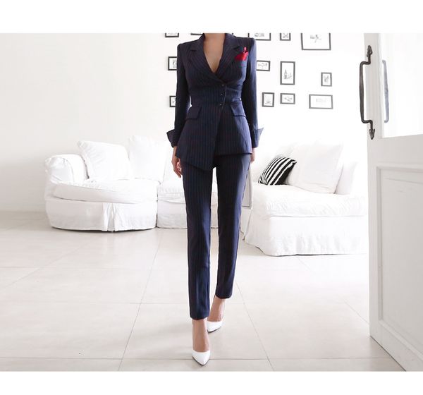 women's two piece pants two-piece striped long sleeved jacket, coat + leggings, casual fashion, autumn, 2021, White
women's two piece pants two-piece striped long sleeved jacket, coat + leggings, casual fashion, autumn, 2021, White