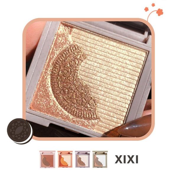 eye shadow 3 color palette pearly glitter earth sequins matching matte cute cookies makeup cosmetic tslm1 
eye shadow 3 color palette pearly glitter earth sequins matching matte cute cookies makeup cosmetic tslm1