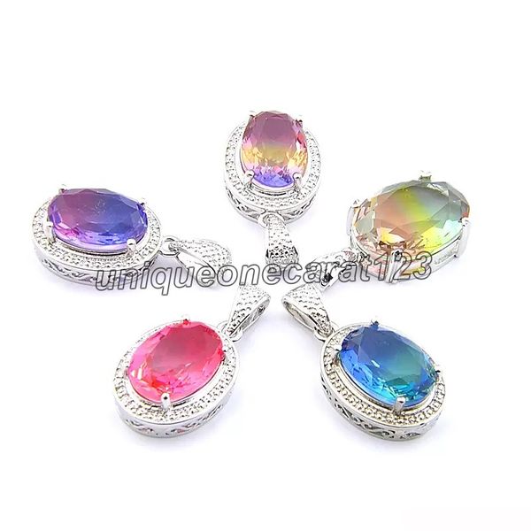 mix 5pcs rainbow earrings charms luckyshine 925 sterling silver classic oval bi-colored tourmaline gemstone necklaces pendants for lady part, Bronze;silver
mix 5pcs rainbow earrings charms luckyshine 925 sterling silver classic oval bi-colored tourmaline gemstone necklaces pendants for lady part, Bronze;silver