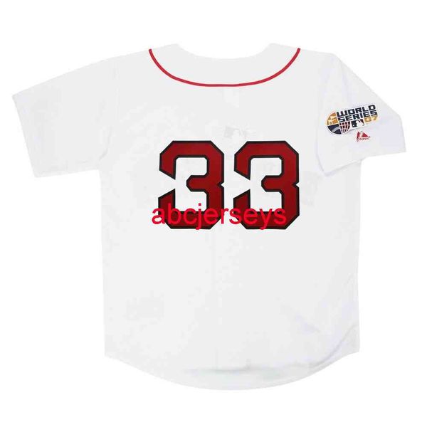 stitched custom jason varitek 2007 home white world series jersey add name number baseball jersey xs-6xl, Black
stitched custom jason varitek 2007 home white world series jersey add name number baseball jersey xs-6xl, Black