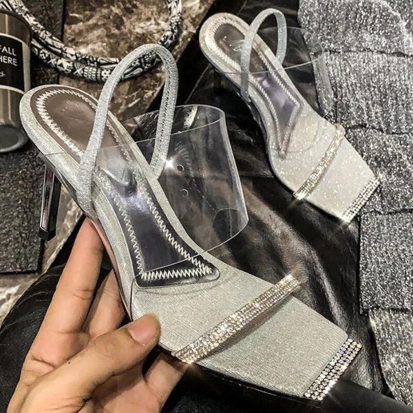 new crystal sandals women transparent shoes clear pvc pumps summer high heels sandalias verano mujer sandalia feminina, Black
new crystal sandals women transparent shoes clear pvc pumps summer high heels sandalias verano mujer sandalia feminina, Black