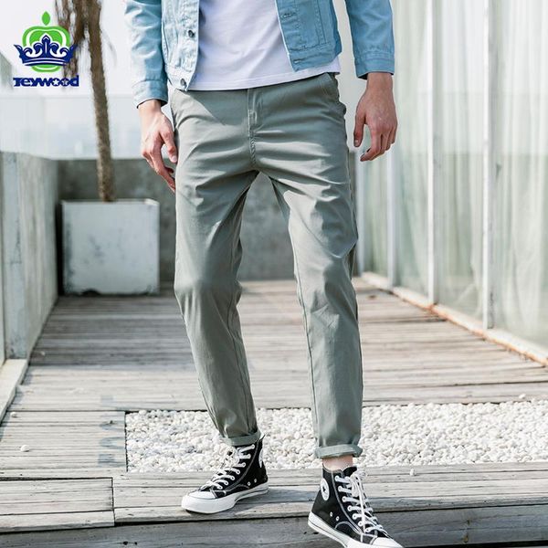 men's pants jeywood spring summer casual men cotton slim fit chinos ankle-length fashion trousers male brand clothing 28-38, Black
men's pants jeywood spring summer casual men cotton slim fit chinos ankle-length fashion trousers male brand clothing 28-38, Black