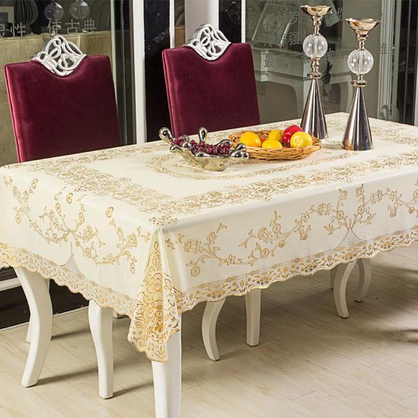table cloth golden plastic rectangle floral crocheted lace hem cover plain dyed tablecloth for home wedding party decor
table cloth golden plastic rectangle floral crocheted lace hem cover plain dyed tablecloth for home wedding party decor