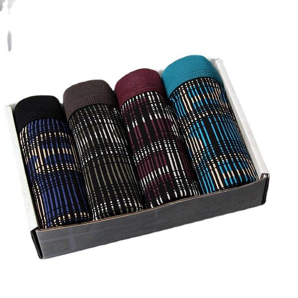 underpants factory taobao one piece drop 4 pack men's modal boxer shorts baibaokang gift box printed, Black;white
underpants factory taobao one piece drop 4 pack men's modal boxer shorts baibaokang gift box printed, Black;white