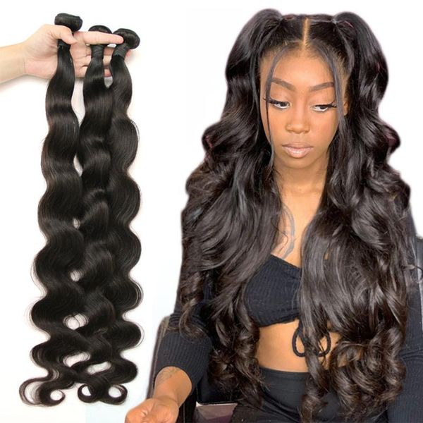 human hair bulks body wave bundles with frontal closure weave remy 13x4 ear to lace, Black
human hair bulks body wave bundles with frontal closure weave remy 13x4 ear to lace, Black