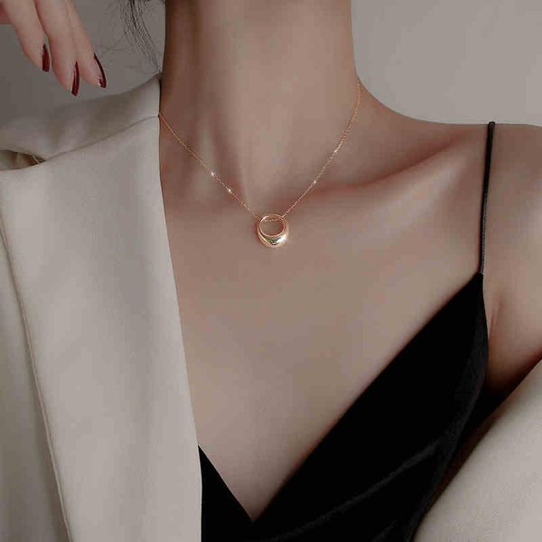 chains minimalist geometric circle gold color 925 sterling silver pendant necklace for women luxury simple jewelry
chains minimalist geometric circle gold color 925 sterling silver pendant necklace for women luxury simple jewelry