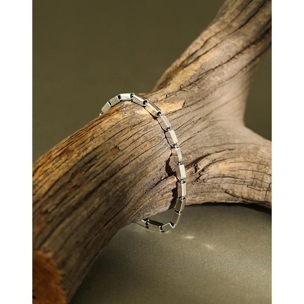 bangle di-505 korean version of ins niche cold wind retro geometric square s925 sterling silver bracelet female, Black
bangle di-505 korean version of ins niche cold wind retro geometric square s925 sterling silver bracelet female, Black