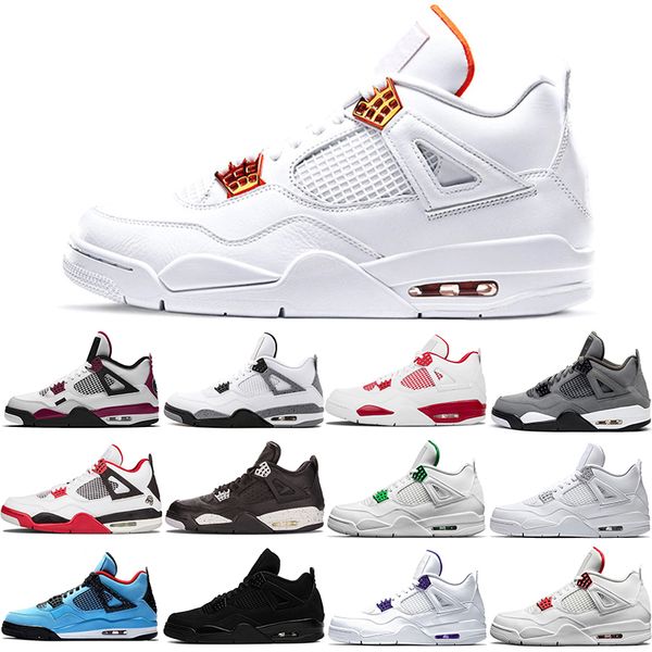 new fashion original 4s basketball shoes men black cat court purple neon bred alternate motorsport orange metallic white cement oreo trainer, White;red
new fashion original 4s basketball shoes men black cat court purple neon bred alternate motorsport orange metallic white cement oreo trainer, White;red