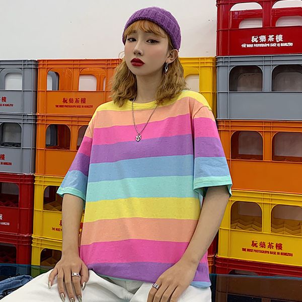 2021 new harajuku hip hop raiow striped school summer oversized loose short sleeve female japanese t-shirt streetwear 07uo, White
2021 new harajuku hip hop raiow striped school summer oversized loose short sleeve female japanese t-shirt streetwear 07uo, White