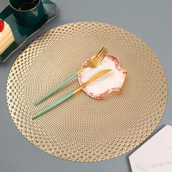 mats & pads 1pcs modern wind hollow stamping placemat pvc material heat insulation waterproof durable kitchen party round table mat
mats & pads 1pcs modern wind hollow stamping placemat pvc material heat insulation waterproof durable kitchen party round table mat