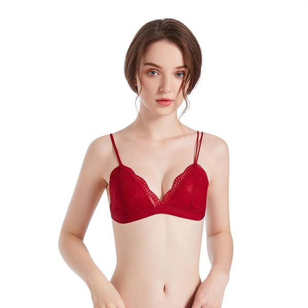 bustiers & corsets woman bra push up lace thin wireless soft court style button underwear wire bralette lingerie padded seamless, Black;white
bustiers & corsets woman bra push up lace thin wireless soft court style button underwear wire bralette lingerie padded seamless, Black;white