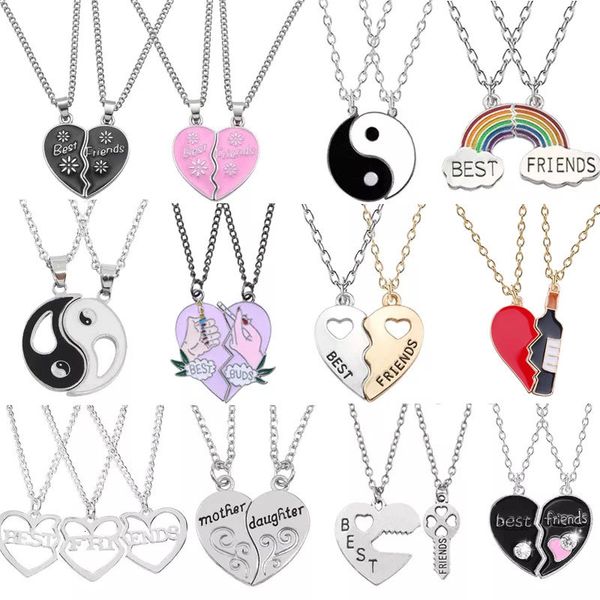 necklaces pendants fashion friends honey love couple pendant necklace2 pcs/ set rainbow broken heart choker gift friendship jewelry wholesal, Silver
necklaces pendants fashion friends honey love couple pendant necklace2 pcs/ set rainbow broken heart choker gift friendship jewelry wholesal, Silver