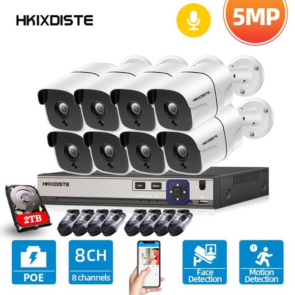 wireless camera kits plug and play poe nvr 8ch xmeye cctv face identify system audio 5mp ip ir day/night security surveillance
wireless camera kits plug and play poe nvr 8ch xmeye cctv face identify system audio 5mp ip ir day/night security surveillance