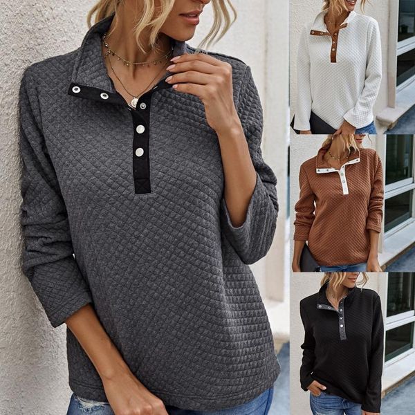 women's hoodies & sweatshirts women girl long sleeve turtleneck buttons solid color casual jumper pullover sweat plaid fashion diamond, Black
women's hoodies & sweatshirts women girl long sleeve turtleneck buttons solid color casual jumper pullover sweat plaid fashion diamond, Black