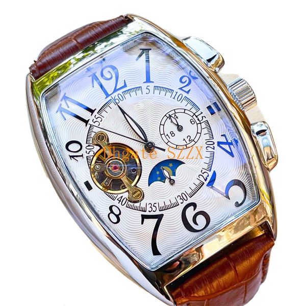 2- men watch self-winding mechanica movement man tourbillon date mens mechanical fashion business watches montre homme de luxe, Slivery;brown
2- men watch self-winding mechanica movement man tourbillon date mens mechanical fashion business watches montre homme de luxe, Slivery;brown