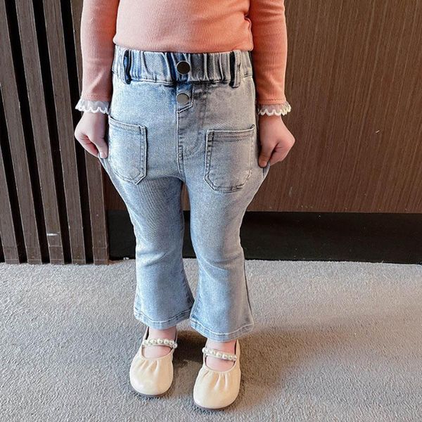 jeans baby solid color toddler casual style kids girls spring autumn kid clothes, Blue
jeans baby solid color toddler casual style kids girls spring autumn kid clothes, Blue