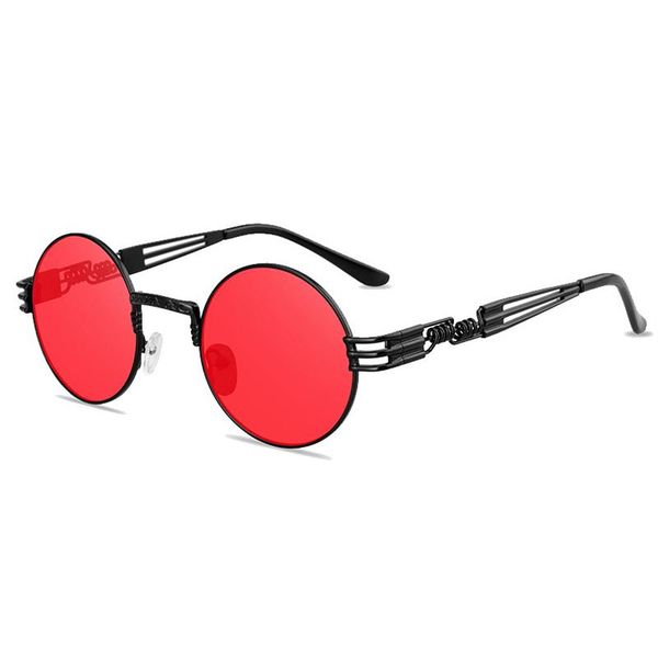 sunglasses fashion steampunk brand design women men retro round metal punk sun glasses uv400 shades eyewear, White;black
sunglasses fashion steampunk brand design women men retro round metal punk sun glasses uv400 shades eyewear, White;black