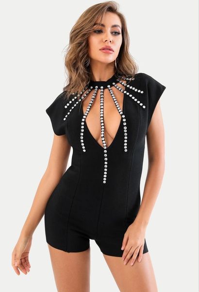 new ladies winter style diamonds black bandage playsuits 2021 celebrity fashion night club party rompers playsuit vr1y, Black;white
new ladies winter style diamonds black bandage playsuits 2021 celebrity fashion night club party rompers playsuit vr1y, Black;white