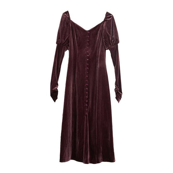 perhaps u women wine red velvet v neck long sleeve midi mid-calf dress elegant autumn d3078 210529, Black;gray
perhaps u women wine red velvet v neck long sleeve midi mid-calf dress elegant autumn d3078 210529, Black;gray