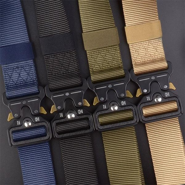 belts 125-140cm tactical belt military waist nylon outdoor men's utdoor heavy duty training hunting combat, Black;brown
belts 125-140cm tactical belt military waist nylon outdoor men's utdoor heavy duty training hunting combat, Black;brown