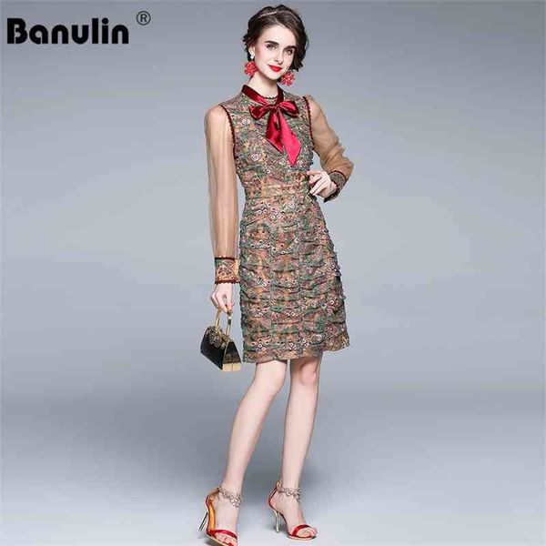 banulin summer fashion runway short dress women elegant mesh patchwork embroidery female vintage bodycon mini 210603, Black;gray
banulin summer fashion runway short dress women elegant mesh patchwork embroidery female vintage bodycon mini 210603, Black;gray