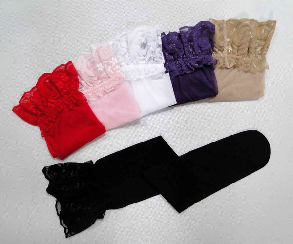 yuedienv spring and summer super thin lace cute long tube fun stockings bdj, Black;white
yuedienv spring and summer super thin lace cute long tube fun stockings bdj, Black;white
