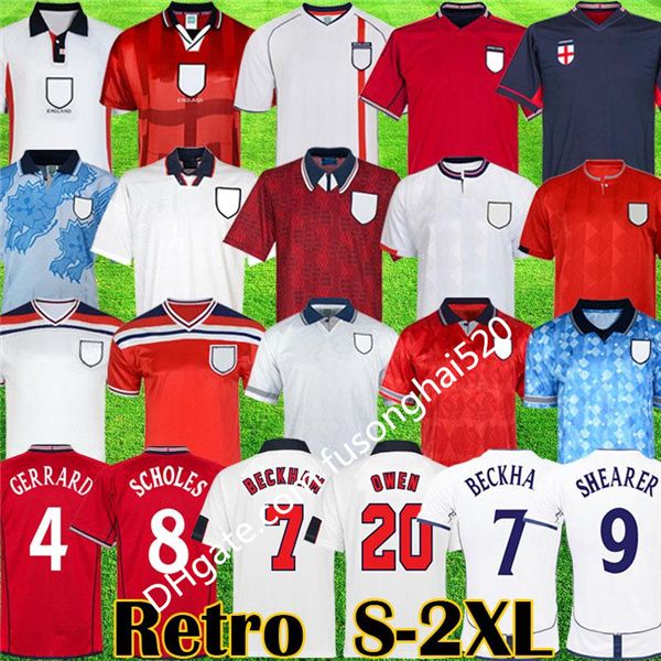 retro classic 1982 1994 1998 2002 world cup england soccer jerseys home away kits beckham gascoigne owen gerrard retro football shirt s 2xl, Black;yellow
retro classic 1982 1994 1998 2002 world cup england soccer jerseys home away kits beckham gascoigne owen gerrard retro football shirt s 2xl, Black;yellow