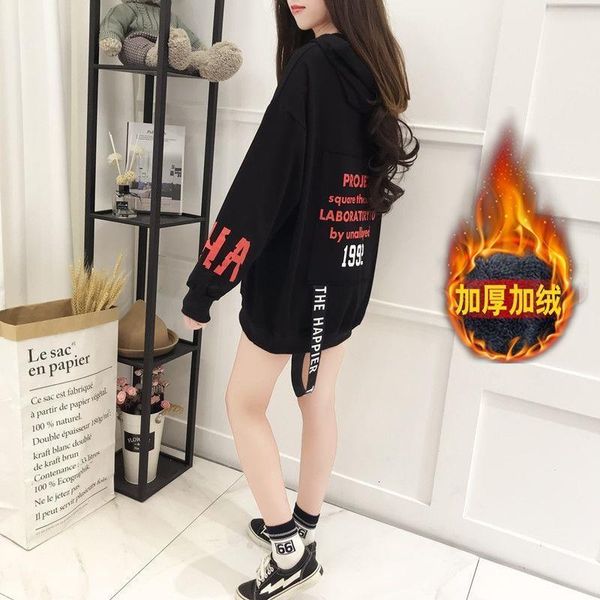 women hoodies spring autumn fashion letters print long sleeve hooded sweatshirts woman loose women pullovers, Black
women hoodies spring autumn fashion letters print long sleeve hooded sweatshirts woman loose women pullovers, Black