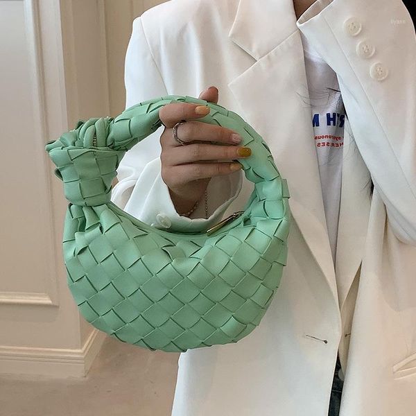 evening bags 2021 women's leather handbag woven vegetable basket croissant wild solid fashion bag handle
evening bags 2021 women's leather handbag woven vegetable basket croissant wild solid fashion bag handle